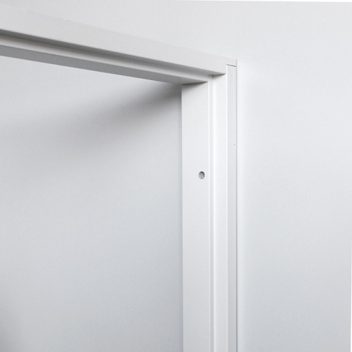 Valkoinen kosteantilan karmi 42x68mm huulletuille ovilevyille